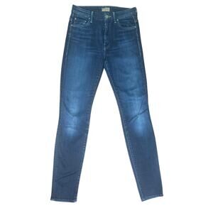 Mother Denim High Waisted Looker Skinny Jeans in Coffee, Tea, or Me? Size 26